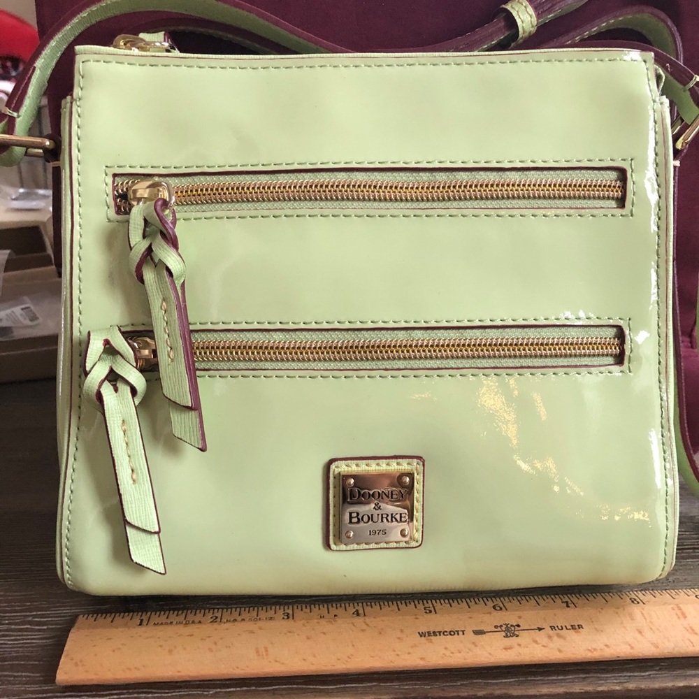 Dooney & Burke Lime patent leather